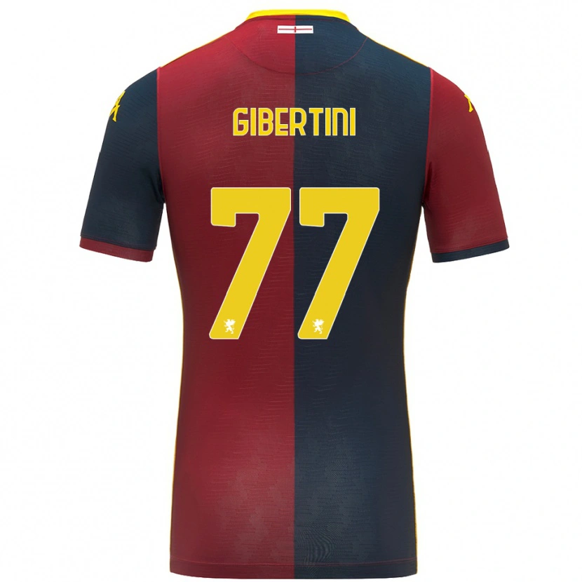 Danxen Men Matteo Gibertini #77 Red Royal Blue Home Jersey 2025/26 T-Shirt