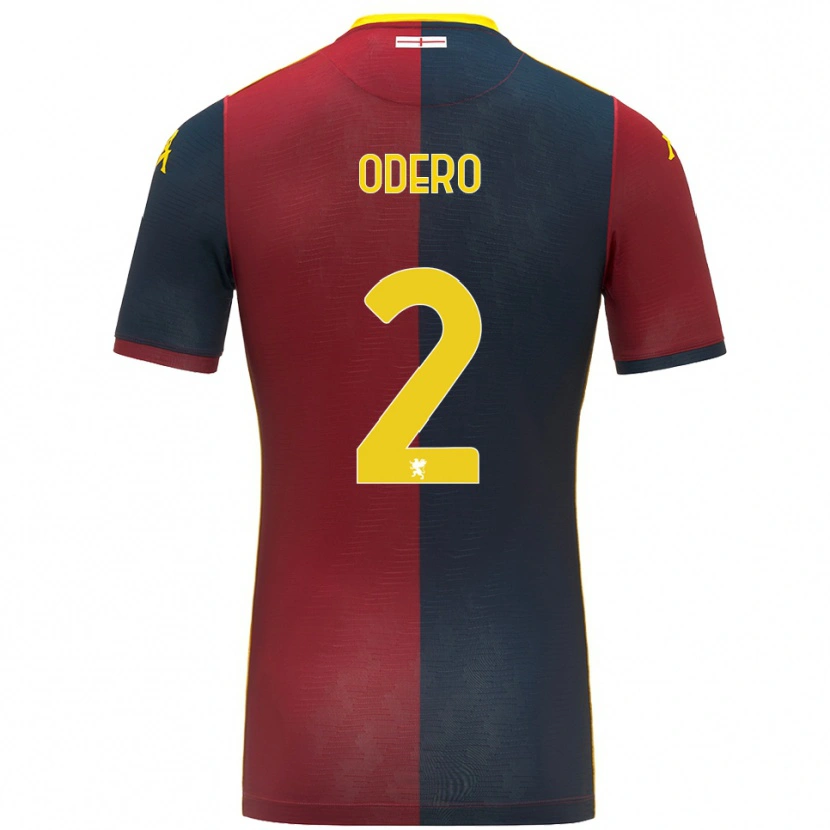 Danxen Men Martino Odero #2 Red Royal Blue Home Jersey 2025/26 T-Shirt