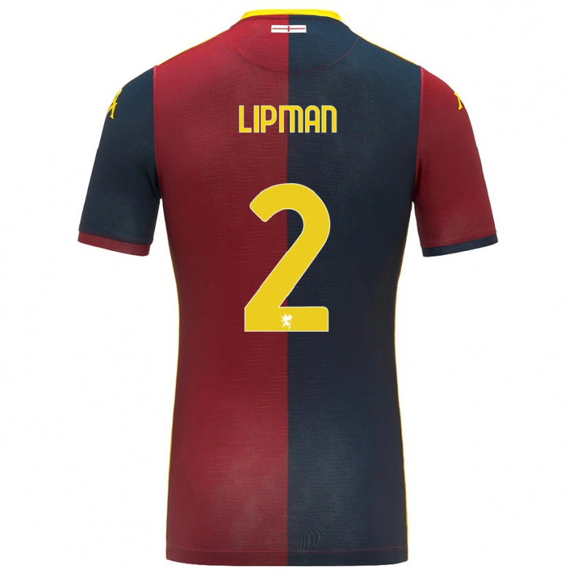Danxen Men Emma Lipman #2 Red Royal Blue Home Jersey 2025/26 T-Shirt