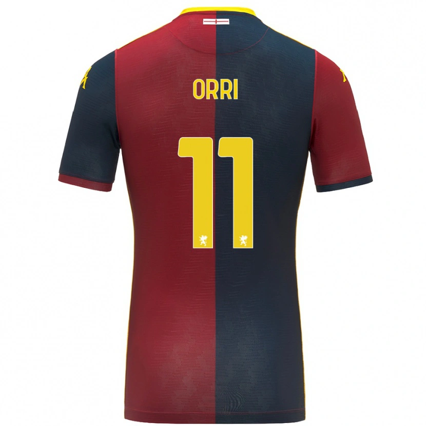Danxen Men Ágúst Orri Thorsteinsson #11 Red Royal Blue Home Jersey 2025/26 T-Shirt