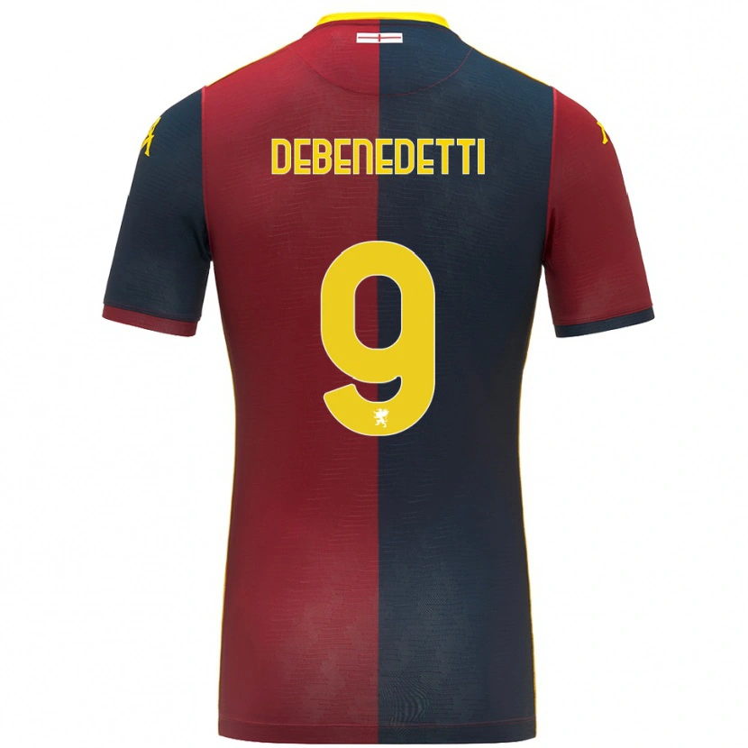 Danxen Men Alessandro Debenedetti #9 Red Royal Blue Home Jersey 2025/26 T-Shirt