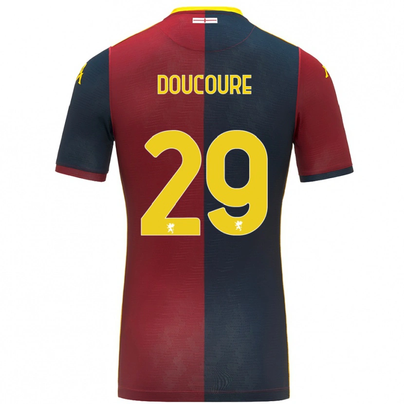 Danxen Men Mamedi Doucouré #29 Red Royal Blue Home Jersey 2025/26 T-Shirt