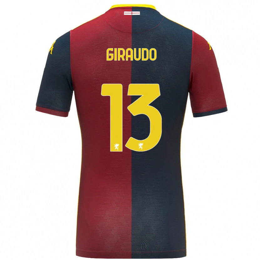 Danxen Men Giuseppe Giraudo #13 Red Royal Blue Home Jersey 2025/26 T-Shirt