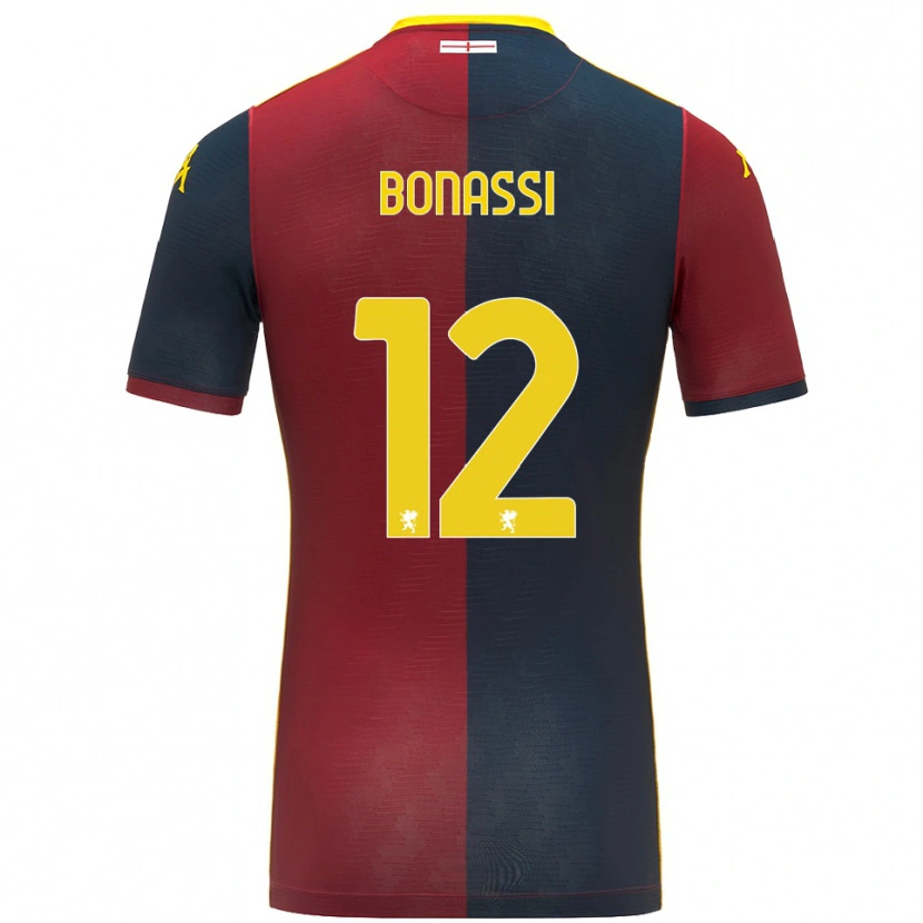 Danxen Men Lorenzo Bonassi #12 Red Royal Blue Home Jersey 2025/26 T-Shirt