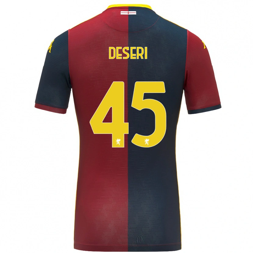 Danxen Men Gracien Deseri #45 Red Royal Blue Home Jersey 2025/26 T-Shirt