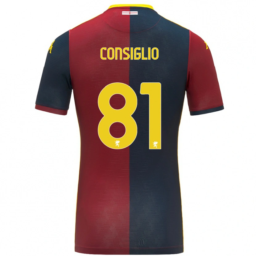 Danxen Men Leonardo Consiglio #81 Red Royal Blue Home Jersey 2025/26 T-Shirt