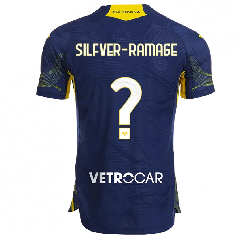 Danxen Men William Silfver-Ramage #0 Navy Yellow Home Jersey 2025/26 T-Shirt