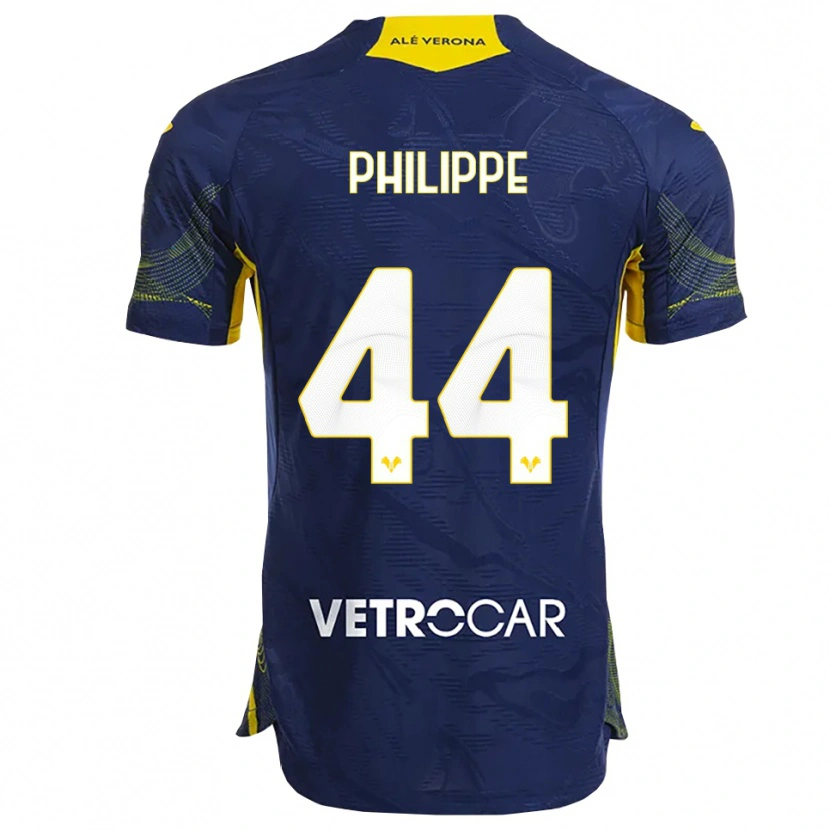 Danxen Men Mathis Amanu Philippe #44 Navy Yellow Home Jersey 2025/26 T-Shirt