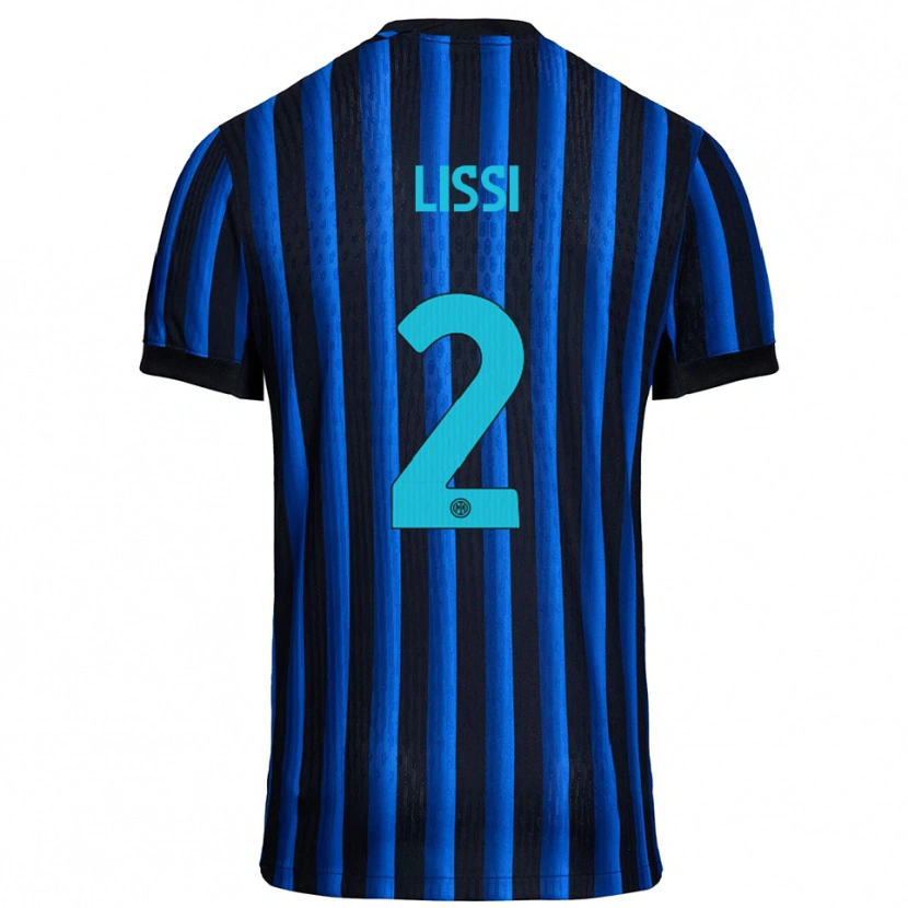 Danxen Men Thomas Lissi #2 Black Blue Home Jersey 2025/26 T-Shirt