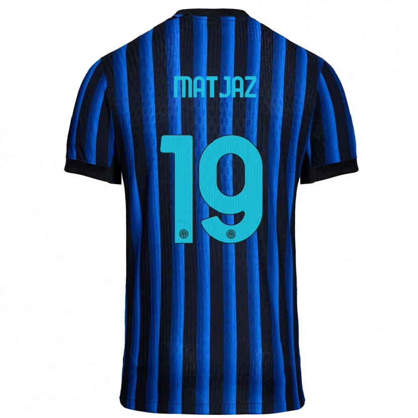 Danxen Men Samo Matjaz #19 Black Blue Home Jersey 2025/26 T-Shirt