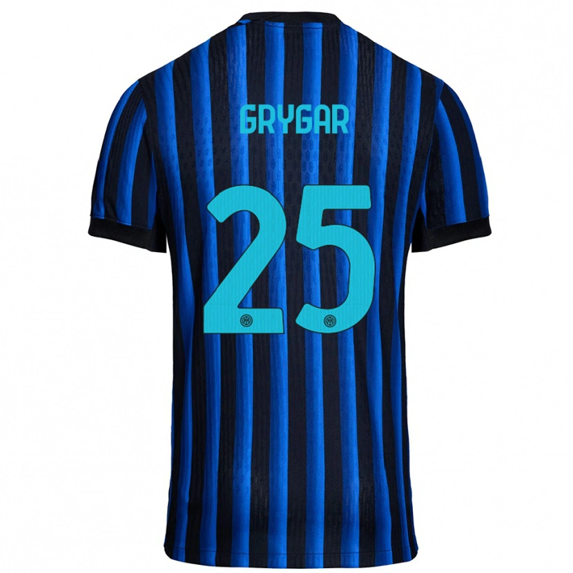 Danxen Men Samuel Grygar #25 Black Blue Home Jersey 2025/26 T-Shirt