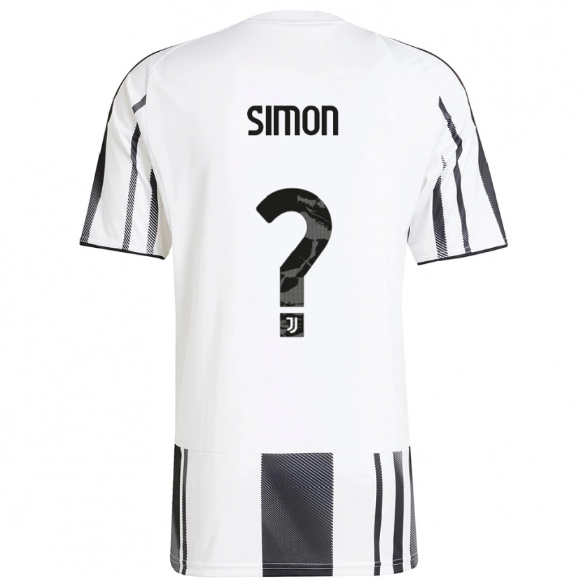 Danxen Men Bénédicte Simon #0 White Black Home Jersey 2025/26 T-Shirt