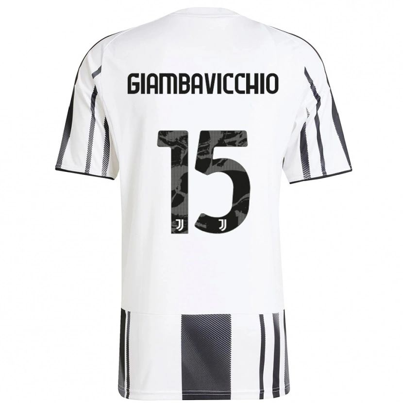 Danxen Men Franco Giambavicchio #15 White Black Home Jersey 2025/26 T-Shirt
