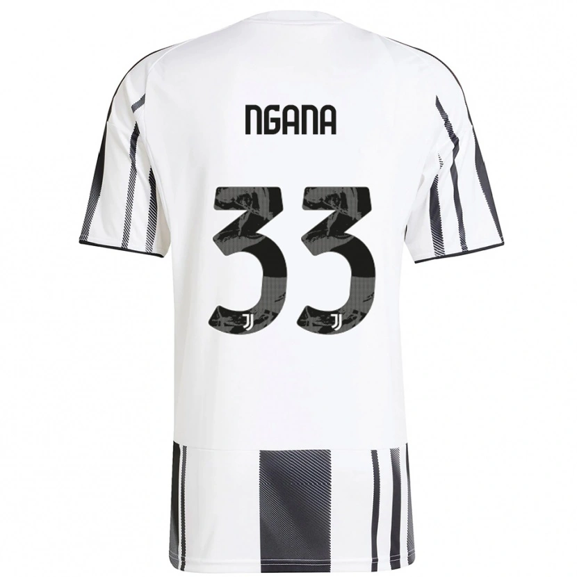 Danxen Men Valdes Ngana #33 White Black Home Jersey 2025/26 T-Shirt