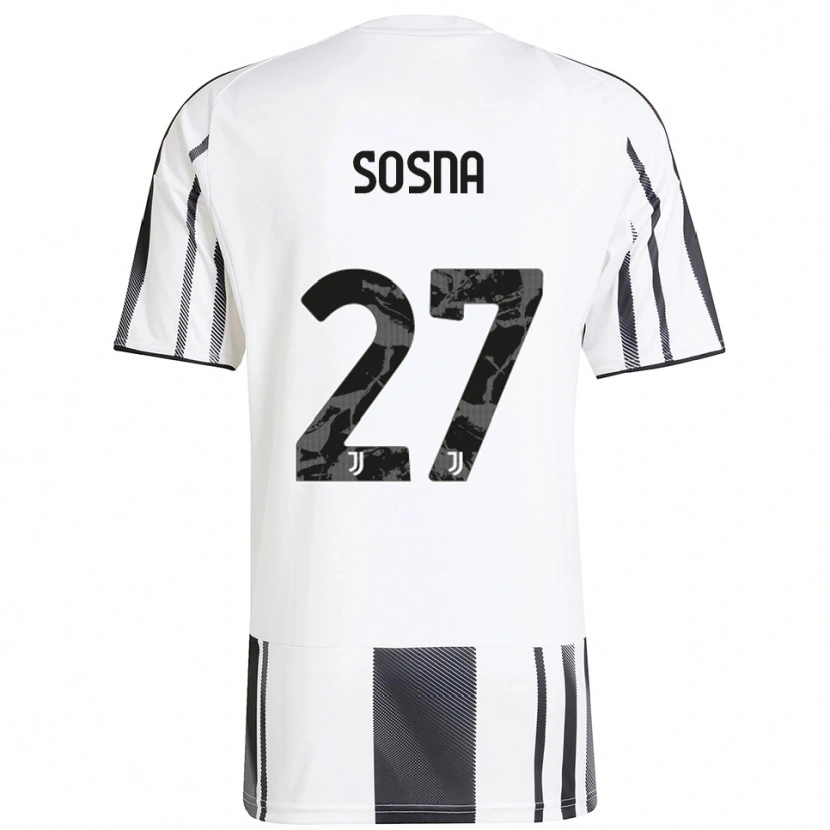 Danxen Men Adam Sosna #27 White Black Home Jersey 2025/26 T-Shirt