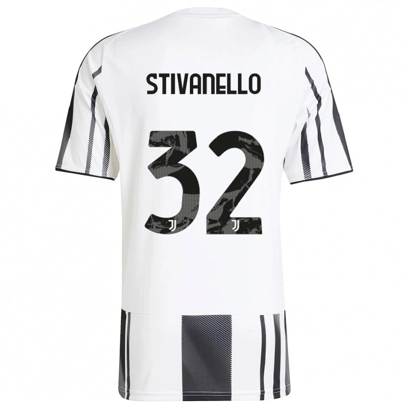 Danxen Men Riccardo Stivanello #32 White Black Home Jersey 2025/26 T-Shirt
