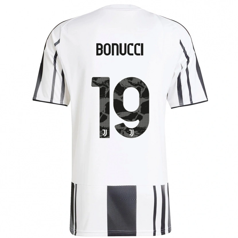 Danxen Men Leonardo Bonucci #19 White Black Home Jersey 2025/26 T-Shirt