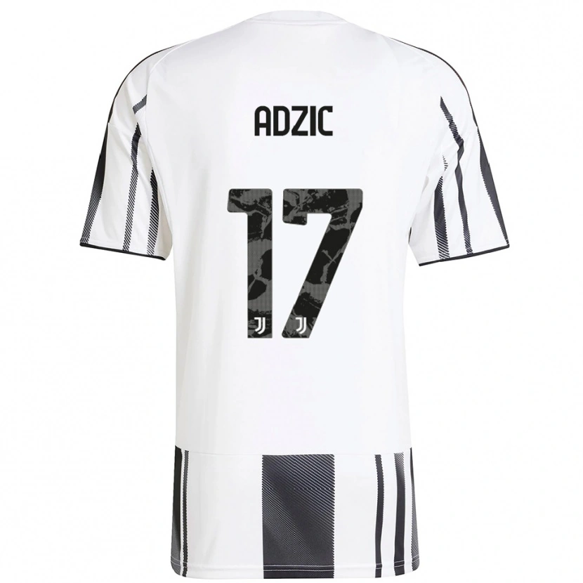 Danxen Men Vasilije Adžić #17 White Black Home Jersey 2025/26 T-Shirt