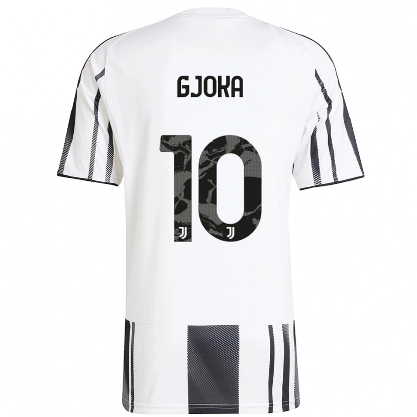 Danxen Men Kevin Gjoka #10 White Black Home Jersey 2025/26 T-Shirt