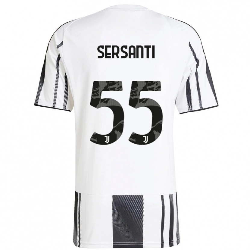 Danxen Men Alessandro Sersanti #55 White Black Home Jersey 2025/26 T-Shirt
