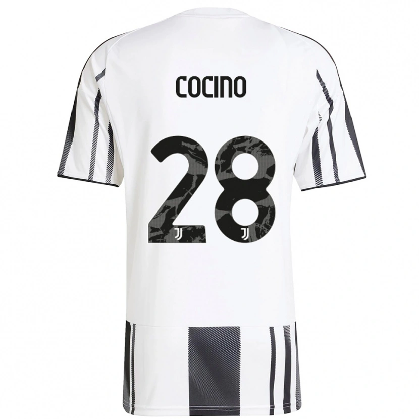 Danxen Men Martina Cocino #28 White Black Home Jersey 2025/26 T-Shirt