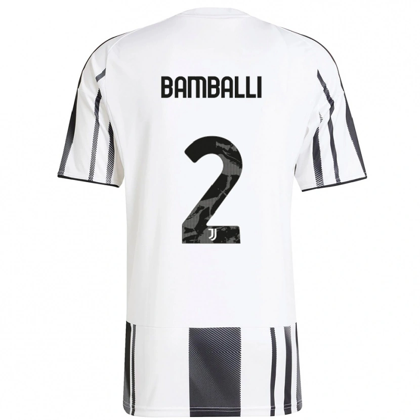 Danxen Men Léo Bamballi #2 White Black Home Jersey 2025/26 T-Shirt