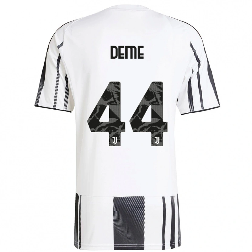 Danxen Men Serigne Deme #44 White Black Home Jersey 2025/26 T-Shirt