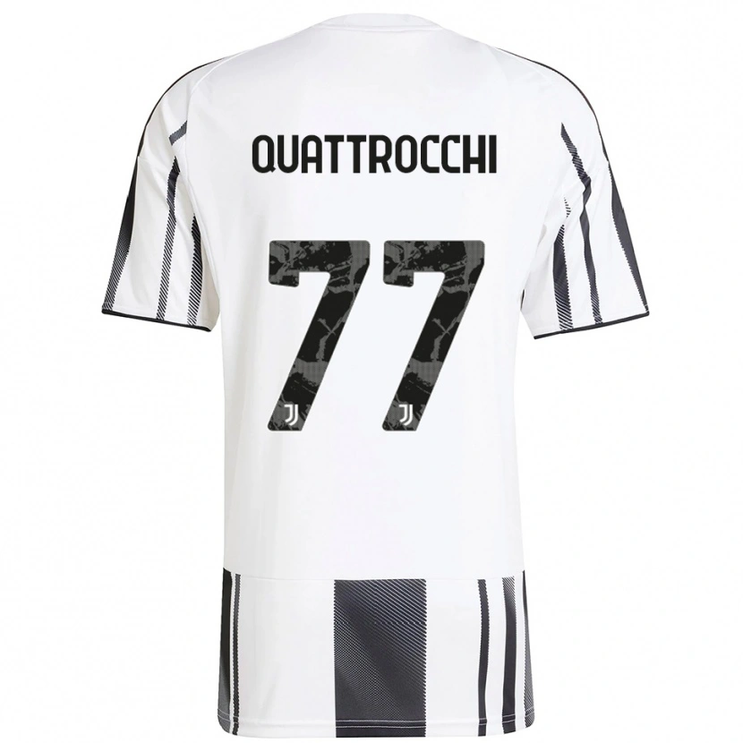 Danxen Men Juan Ignacio Quattrocchi #77 White Black Home Jersey 2025/26 T-Shirt