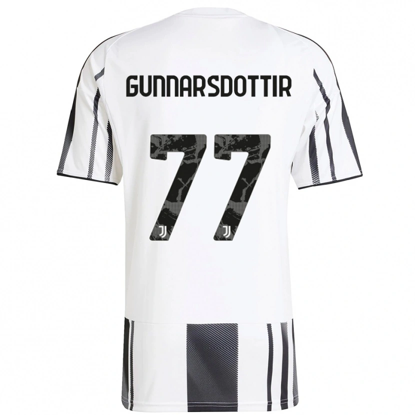 Danxen Men Sara Bjork Gunnarsdottir #77 White Black Home Jersey 2025/26 T-Shirt