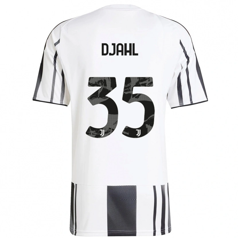 Danxen Men Rayan Djahl #35 White Black Home Jersey 2025/26 T-Shirt