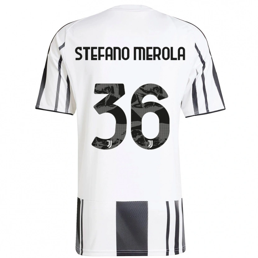 Danxen Men Antonio Stefano Merola #36 White Black Home Jersey 2025/26 T-Shirt
