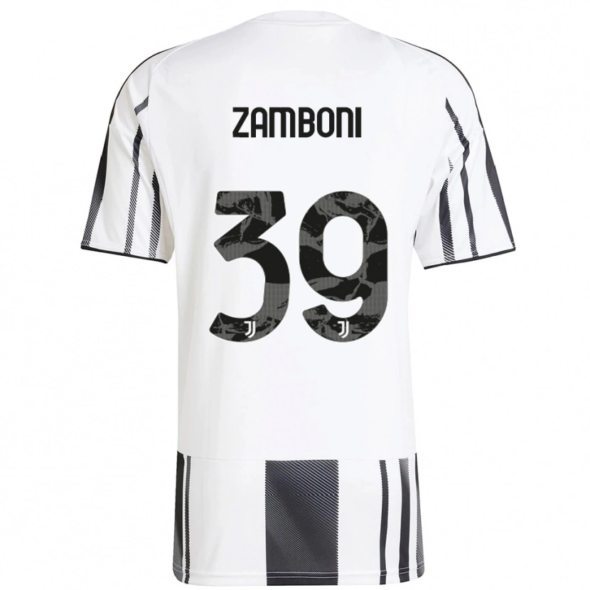 Danxen Men Marta Zamboni #39 White Black Home Jersey 2025/26 T-Shirt