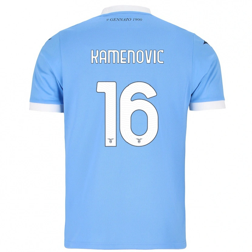 Danxen Men Dimitrije Kamenovic #16 Sky Blue White Home Jersey 2025/26 T-Shirt