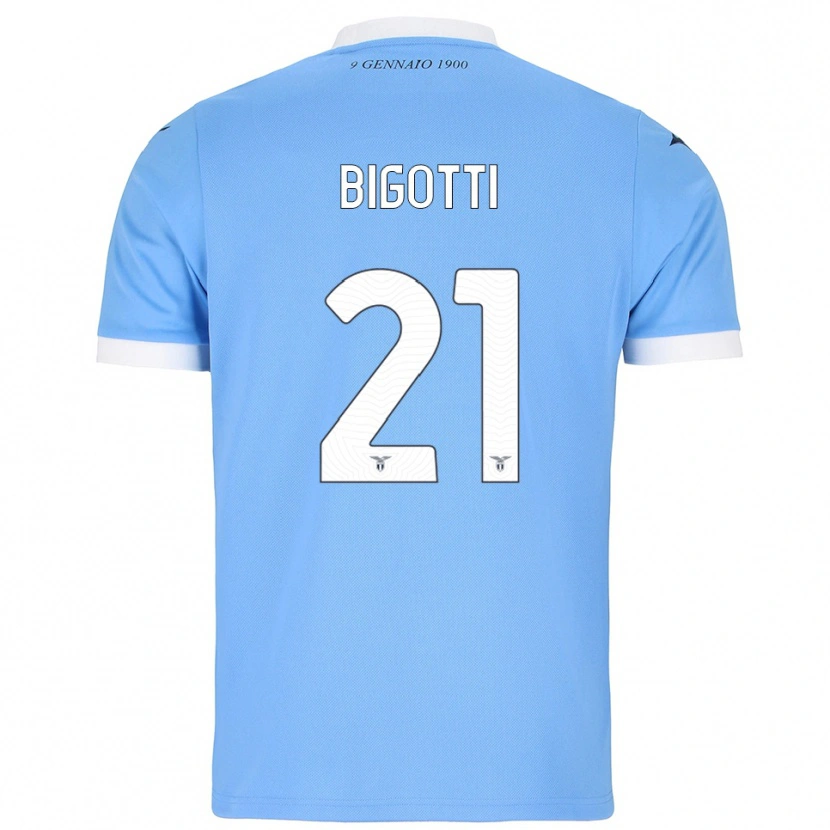 Danxen Men Massimo Bigotti #21 Sky Blue White Home Jersey 2025/26 T-Shirt
