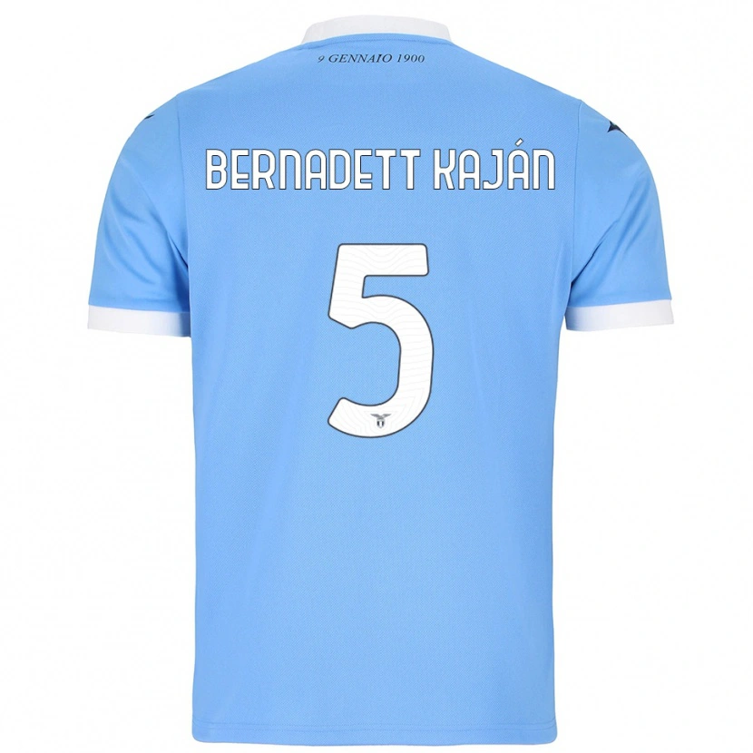 Danxen Men Zsanett Bernadett Kaján #5 Sky Blue White Home Jersey 2025/26 T-Shirt