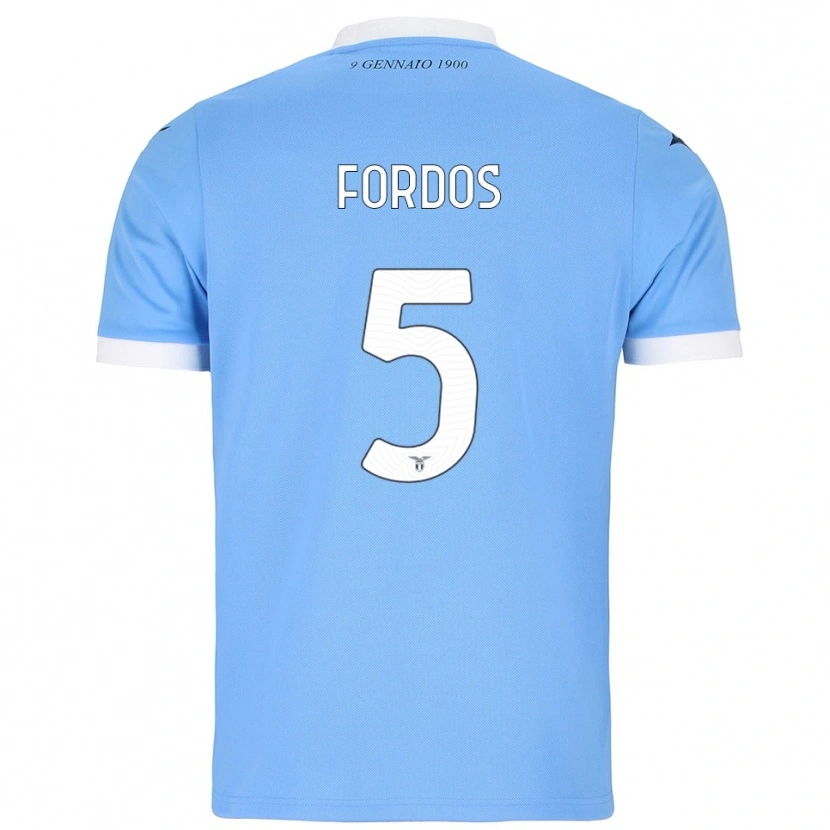 Danxen Men Beatrix Fordos #5 Sky Blue White Home Jersey 2025/26 T-Shirt