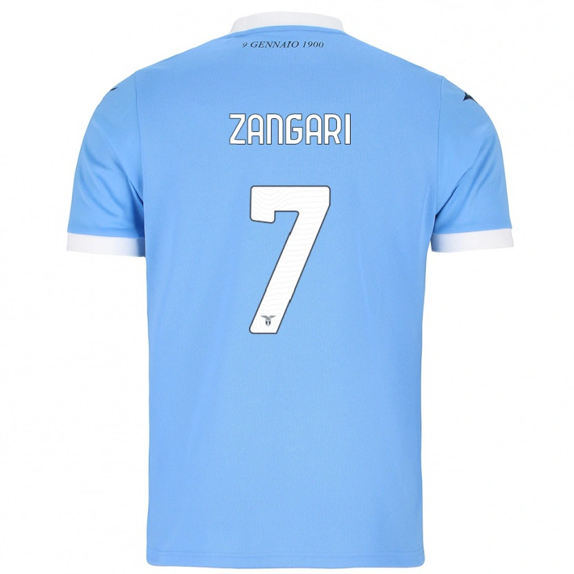 Danxen Men Vincenzo Zangari #7 Sky Blue White Home Jersey 2025/26 T-Shirt