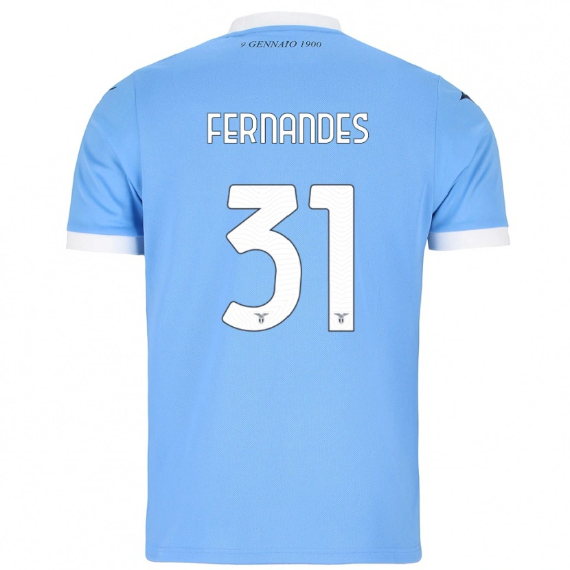 Danxen Men Saná Fernandes #31 Sky Blue White Home Jersey 2025/26 T-Shirt