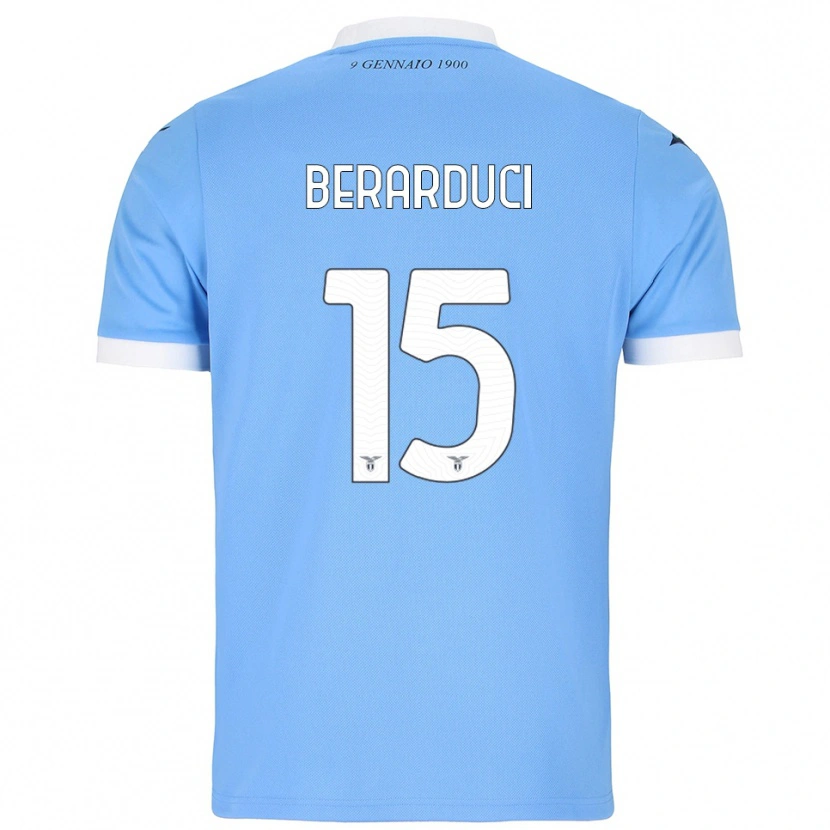 Danxen Men Martina Berarduci #15 Sky Blue White Home Jersey 2025/26 T-Shirt