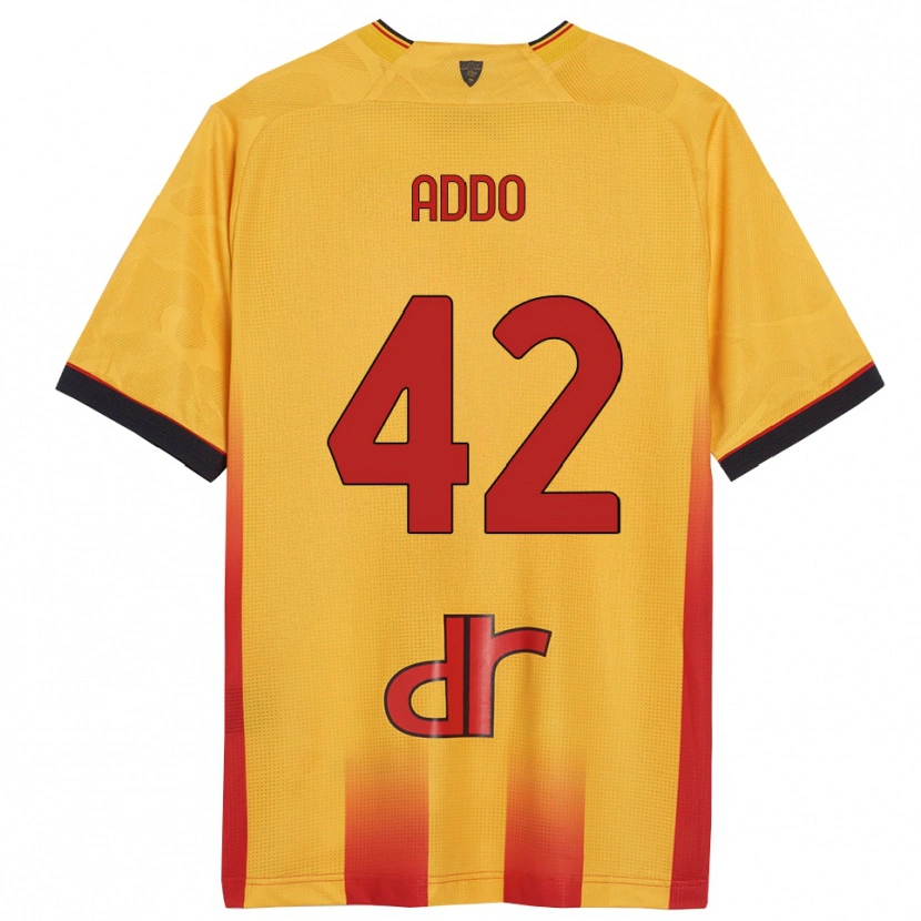 Danxen Men Vernon Addo #42 Yellow Orange Home Jersey 2025/26 T-Shirt