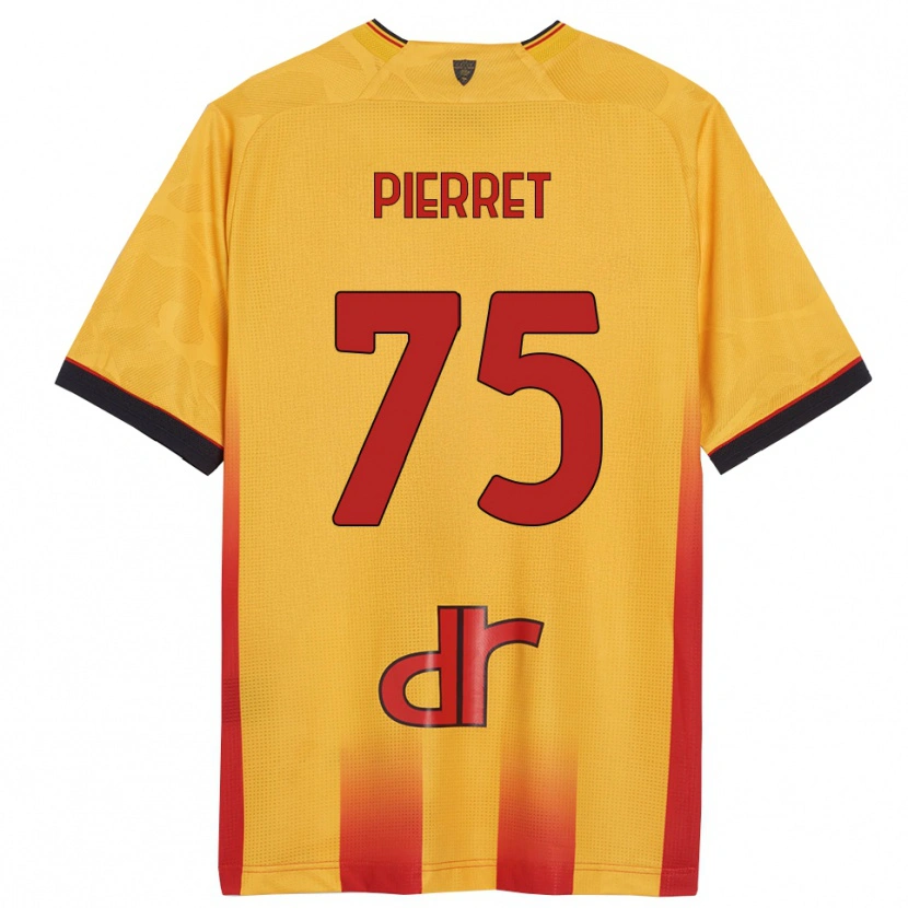 Danxen Men Balthazar Pierret #75 Yellow Orange Home Jersey 2025/26 T-Shirt
