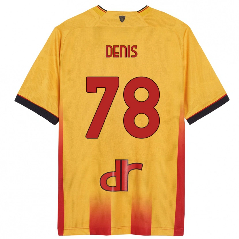 Danxen Men Max Denis #78 Yellow Orange Home Jersey 2025/26 T-Shirt