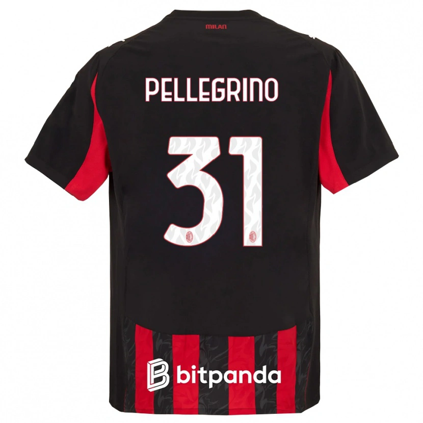 Danxen Men Marco Pellegrino #31 Red Black Home Jersey 2025/26 T-Shirt