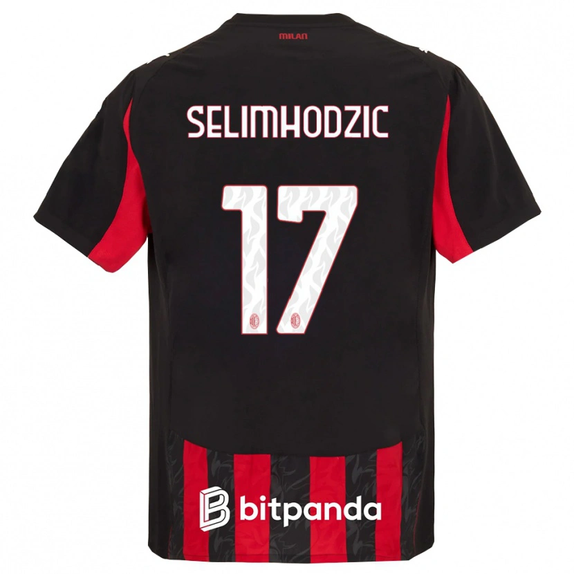 Danxen Men Noa Selimhodzic #17 Red Black Home Jersey 2025/26 T-Shirt