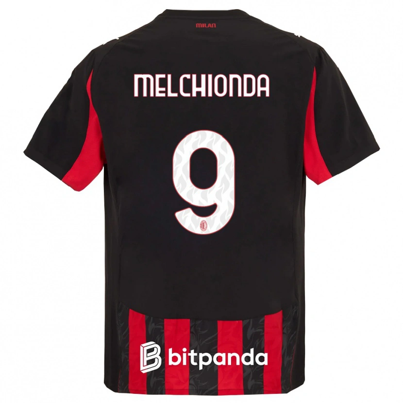 Danxen Men Marco Melchionda #9 Red Black Home Jersey 2025/26 T-Shirt