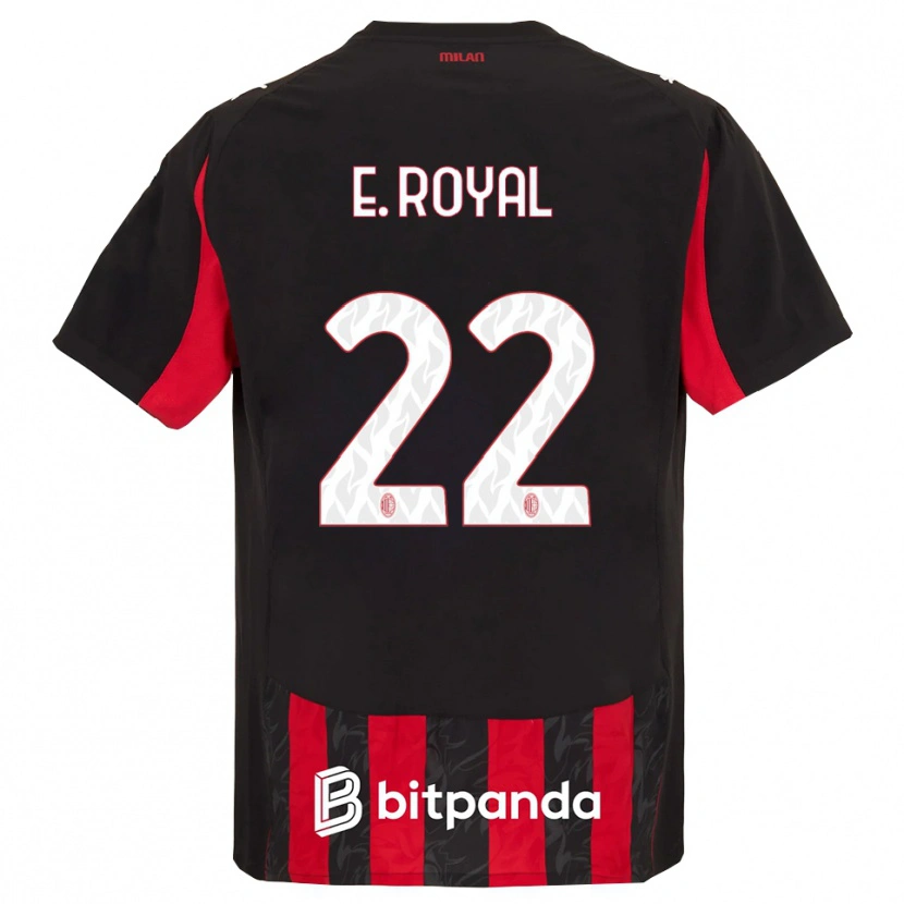 Danxen Men Emerson Royal #22 Red Black Home Jersey 2025/26 T-Shirt