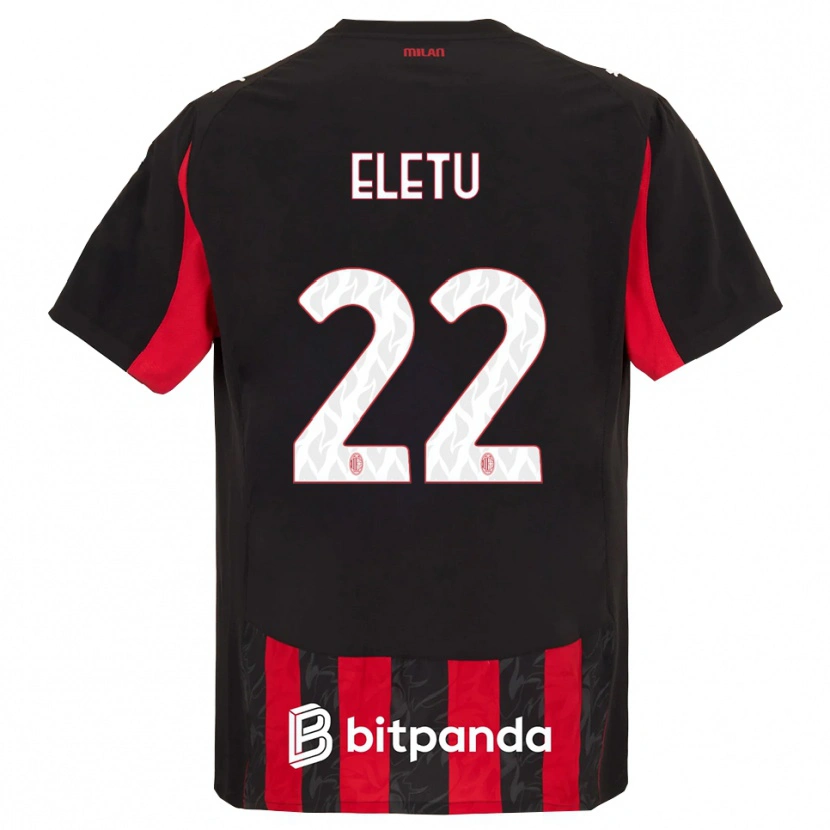 Danxen Men Victor Eletu #22 Red Black Home Jersey 2025/26 T-Shirt