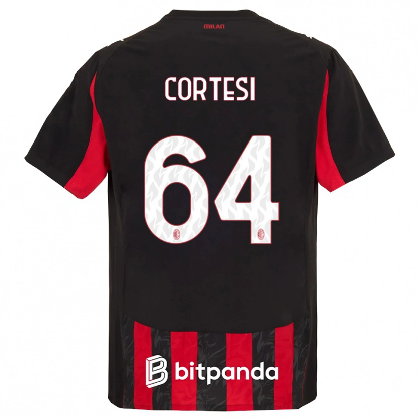 Danxen Men Selena Cortesi #64 Red Black Home Jersey 2025/26 T-Shirt