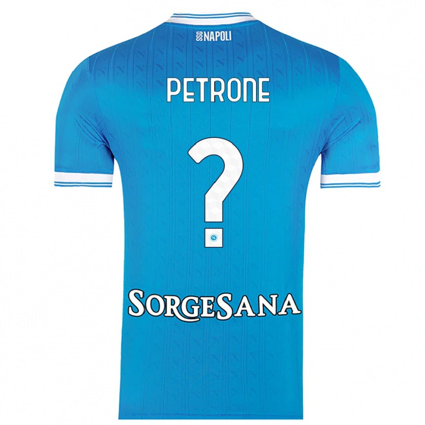 Danxen Men Andrea Petrone #0 Sky Blue White Home Jersey 2025/26 T-Shirt
