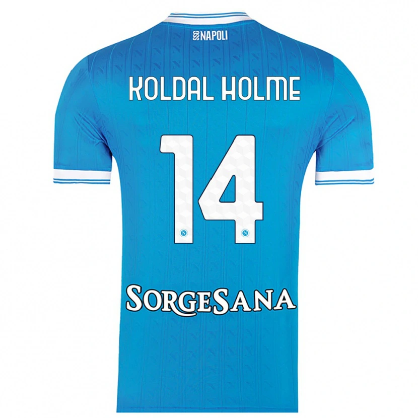 Danxen Men Madelen Koldal Holme #14 Sky Blue White Home Jersey 2025/26 T-Shirt